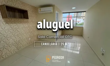 Sala comercial otc | 25m2 | 1 banheiro | 1 vaga | candelária - natal