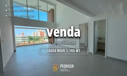 Fanstático apartamento duplex com 165m2 e 3 suíte recém entregue em lagoa nova natal/rn