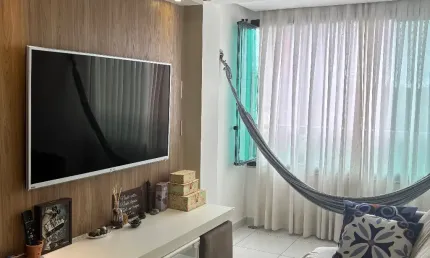 Apartamento com 2/4 suíte parque iguatemi porteira fechada
