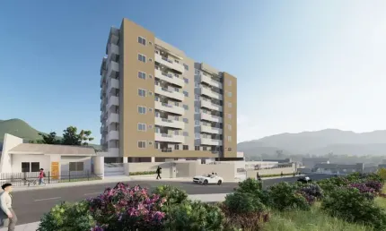Apartamento com 2 quartos à venda na Rua Zigomar Georgina de Souza Silva, sn, Areias, São José por R$ 450.992