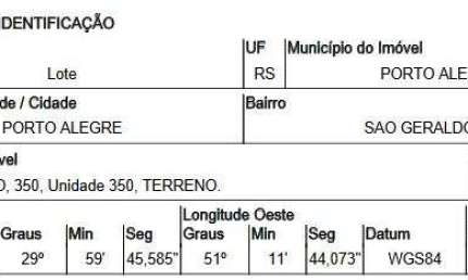 Oportunidade Única em PORTO ALEGRE - RS | Tipo: Terreno | Negociação: Licitação Aberta  | Situação: Imóvel