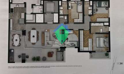 Apartamento à venda, 157 m² por R$ 2.300.000,00 - Vila Anastácio - São Paulo/SP