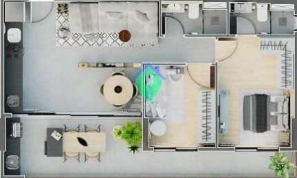 Apartamento 65m² à venda por R$850.000,00 na Ponta da Praia em Santos, SP