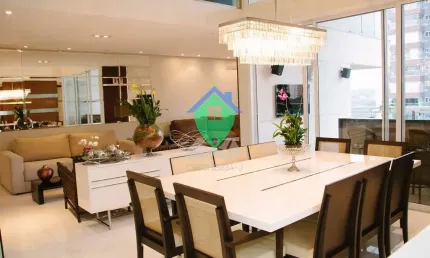 Apartamento duplex 242m² à venda por r$ 4.890.000,00 no campo belo, são paulo, sp