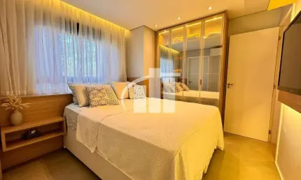 Apartamento mobiliado à Venda no The House, Vila Yara, 157m², 3quartos, 4 vagas, Modernizado Projeto Exclusivo, mobiliado com Breton e Franccino.
