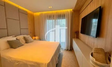 Apartamento mobiliado à venda no the house, vila yara, 157m², 3quartos, 4 vagas, modernizado projeto exclusivo, mobiliado com breton e franccino.
