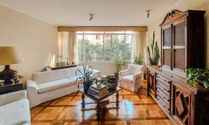Excelente apto 212ms, 3 dorms., 1 suite,  1 vaga em frente ao Colégio Dante no Jardins - SP