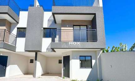 Sobrado novo com 3 quartos à venda, 129 m² por R$ 695.000 - Santa Felicidade - Curitiba/PR