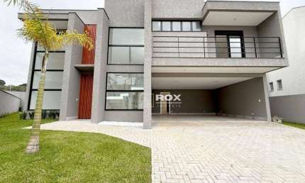 Casa com 5 quartos, piscina, quintal em condomínio,  à venda,  Santa Felicidade - Curitiba/PR