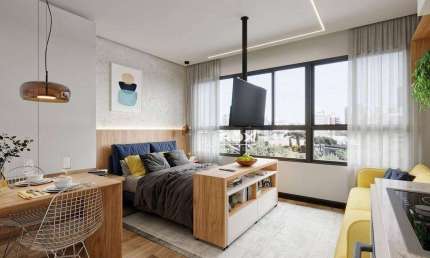 Studio com 1 quarto à venda, 25 m² - Tingui, Curitiba/PR
