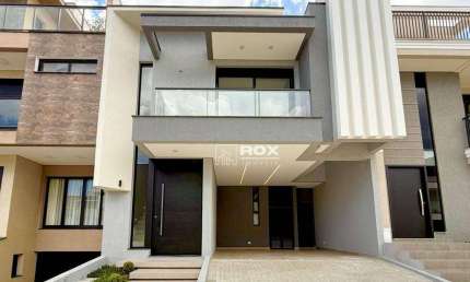 Casa em condomínio com quintal, 3 quartos à venda - Santa Cândida - Curitiba/PR