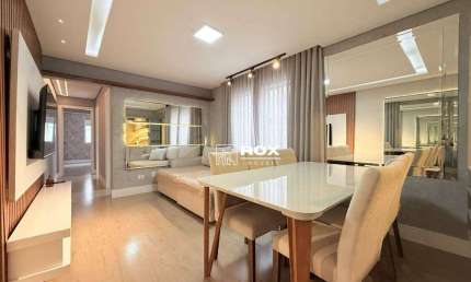 Apartamento mobiliado, face norte, 2 quartos, à venda - Água Verde - Curitiba/PR