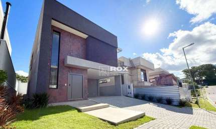 Casa nova, 4 suítes, quintal e piscina, à venda, 305 m² por R$ 2.500.000 - Atuba - Curitiba/PR