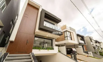 Casa em condomínio fechado com 3 suítes à venda, 214 m² por R$ 1.550.000 - Santa Cândida - Curitiba/PR