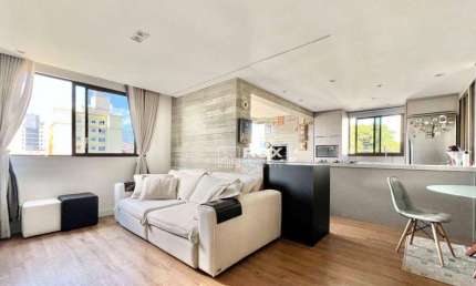 Apartamento mobiliado com 2 quartos, Face norte à venda, 76 m² por R$ 795.000,00 - Vila Izabel - Curitiba/PR