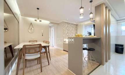 Apartamento Garden, mobiliado, com 2 quartos à venda - Novo Mundo - Curitiba/PR