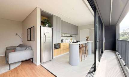 Apartamento mobiliado com 2 quartos 1 suíte à venda, 91 m² por R$ 1.350.000 - Cabral, Curitiba/PR