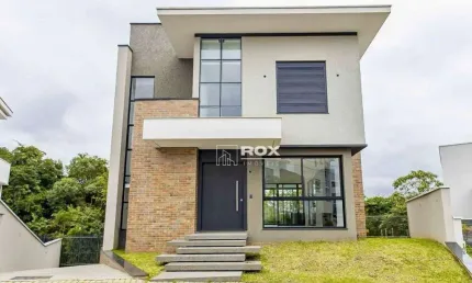 Casa de alto padrão com 3 quartos suítes à venda, 312 m² por R$ 3.400.000 - Santa Felicidade, Curitiba/PR