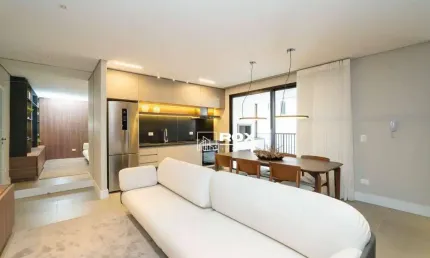 Apartamento de alto padrão mobiliado com 2 quartos à venda, 83 m² por r$ 1.250.000 - cristo rei, curitiba/pr