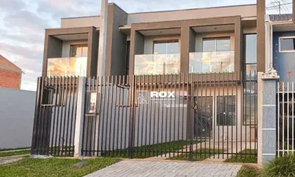 Sobrado novo com 3 quartos à venda - pinheirinho - curitiba/pr