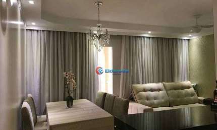 Apartamento com 3 dormitórios à venda, 67 m² por R$ 375.000,00 - Parque Euclides Miranda - Sumaré/SP