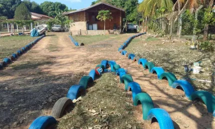 Rancho no meio a natureza, as margens da represa, rico em peixes,  2 quartos,  terreno 1000 M², constr. 85 m² por R$ 180.000 - Sobradinho - Adolfo/SP