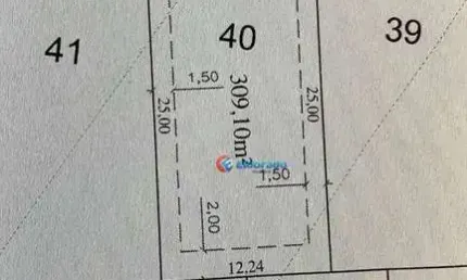 Terreno à venda, 309 m² por r$ 345.000,00 - jardim fortaleza - paulínia/sp