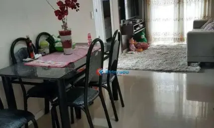 Apartamento com 2 dormitórios com suíte e varanda grill à venda, 56 m² por R$ 280.000 - Loteamento Adventista Campineiro - Hortolândia/SP