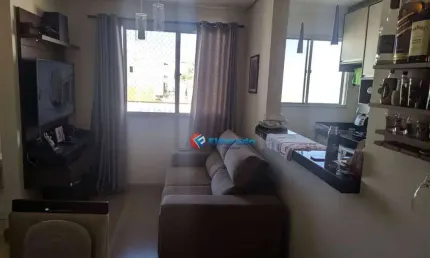 Apartamento com 2 dormitórios à venda, 44 m² por R$ 210.000,00 - Chácara Letônia - Americana/SP