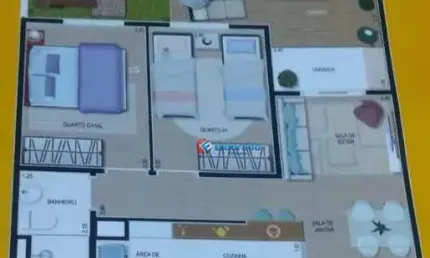 Apartamento garden com 2 dormitórios à venda, 47 m² por R$ 250.000 - Jardim Minda - Hortolândia/SP