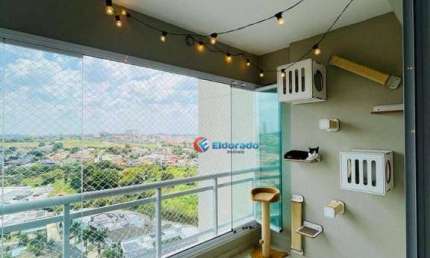 Apartamento com 1 dormitório à venda, 55 m² por R$ 610.000,00 - Vila Homero - Indaiatuba/SP