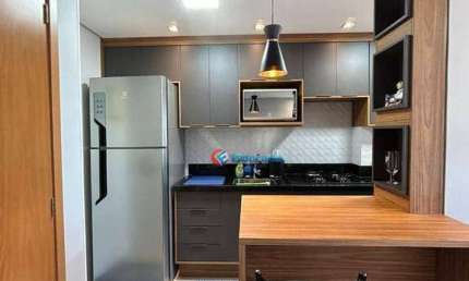 Apartamento com 2 dormitórios à venda, 50 m² por R$ 335.000,00 - Acampamento Presbiteriano - Santa Bárbara D'Oeste/SP