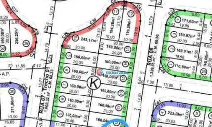 Terreno à venda, 204 m² por R$ 210.000,00 - Jardim Flórida - Hortolândia/SP