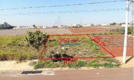 Terreno à venda, 250 m² por R$ 255.000,00 - Jardim Itapuã - Santa Bárbara D'Oeste/SP
