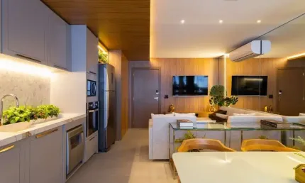 Apartamento no Azure Compact Life com 81 m², 2 Suítes , Setor Marista, Goiâni