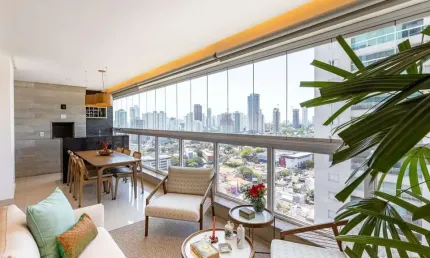 Apartamento com 160 m² , 3 suítes , em um edifício único no Setor Marista.