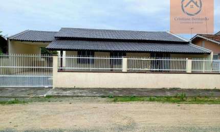 Casa térrea com 3 dormitórios à venda, 170 m² por R$ 550.000 - Da Praia Grande - São Francisco do Sul/SC