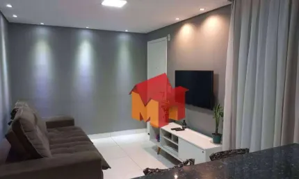 Apartamento com 2 dormitórios à venda, 43 m² por r$ 230.000,00 - jardim terramérica i - americana/sp
