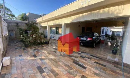 Terreno de 206 m² + casa com 3 dormitórios à venda, 160 m² por r$ 1.100.000 - vila santa catarina - americana/sp