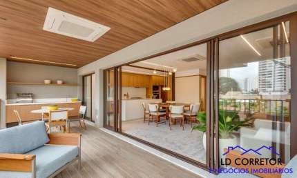 4 suítes, ao lado da praça T-23, Setor Bueno: 4 quartos, 4 suítes, 3 salas, 6 banheiros, 3 vagas, 204,69m².
