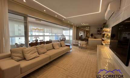 Luxuoso apartamento de 4 quartos no Setor Bueno, Goiânia-GO: 4 suítes, 3 salas, 6 banheiros, 3 vagas de garagem, 215m².