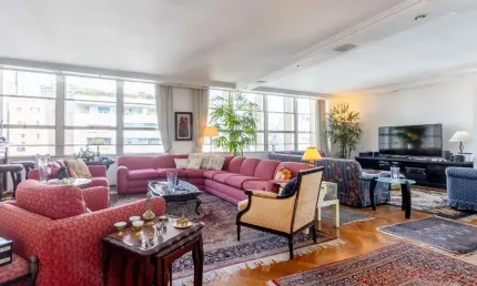 Apartamento tipo para venda em Higienópolis com 4 quartos, sendo 2 suítes, 275m²
