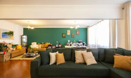 Apartamento tipo para venda em perdizes com 4 quartos, sendo 3 suítes, 267m²