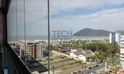 Alto Padrão 2 quartos sendo 1 suíte, vista para o mar