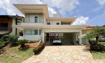 Casa com 4 dormitórios à venda, 303 m² por r$ 1.790.000,00 - condomínio residencial terras do caribe - valinhos/sp