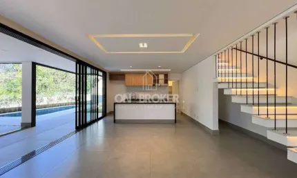 Casa com 3 dormitórios à venda, 270 m² por r$ 2.850.000 - condomínio tabapuã - valinhos/sp