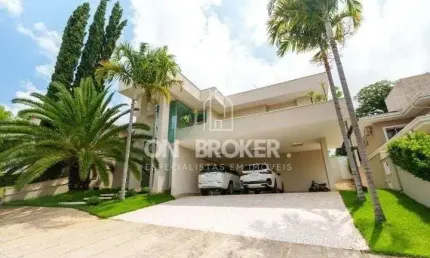 Casa com 4 dormitórios à venda, 478 m² por R$ 4.600.000,00 - Condomínio Terras do Paiquerê - Valinhos/SP