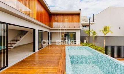 Casa com 4 dormitórios à venda, 357 m² por R$ 3.700.000,00 - Alphaville Dom Pedro 3 - Campinas/SP