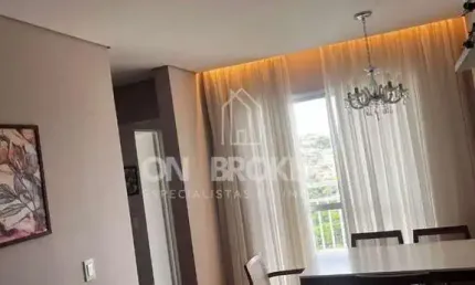 Apartamento de53m² com 2 quartos à Venda - Residencial Santa Eliza - Valinhos