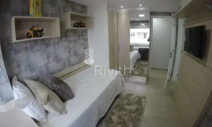 Apartamento de 128m² com 3 suítes, terraço gourmet e 3 vagas de garagem em centro - santo andré, sp